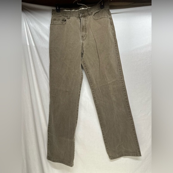 Joseph Abboud Brown Denim Pants - Size 34 | 100% Cotton‎ Vintage - Picture 7 of 9